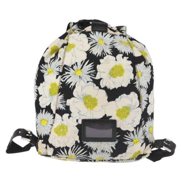 PRADA Backpack Nylon Black Silver Auth am9106 - Picture 2 of 16